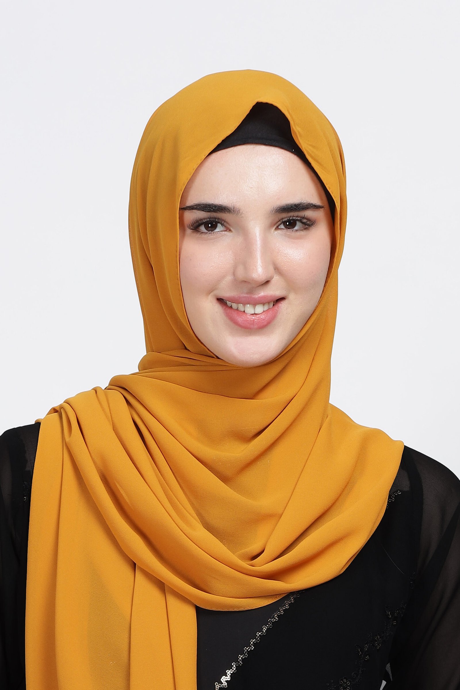 Mustard – Moja Georgette Hijab