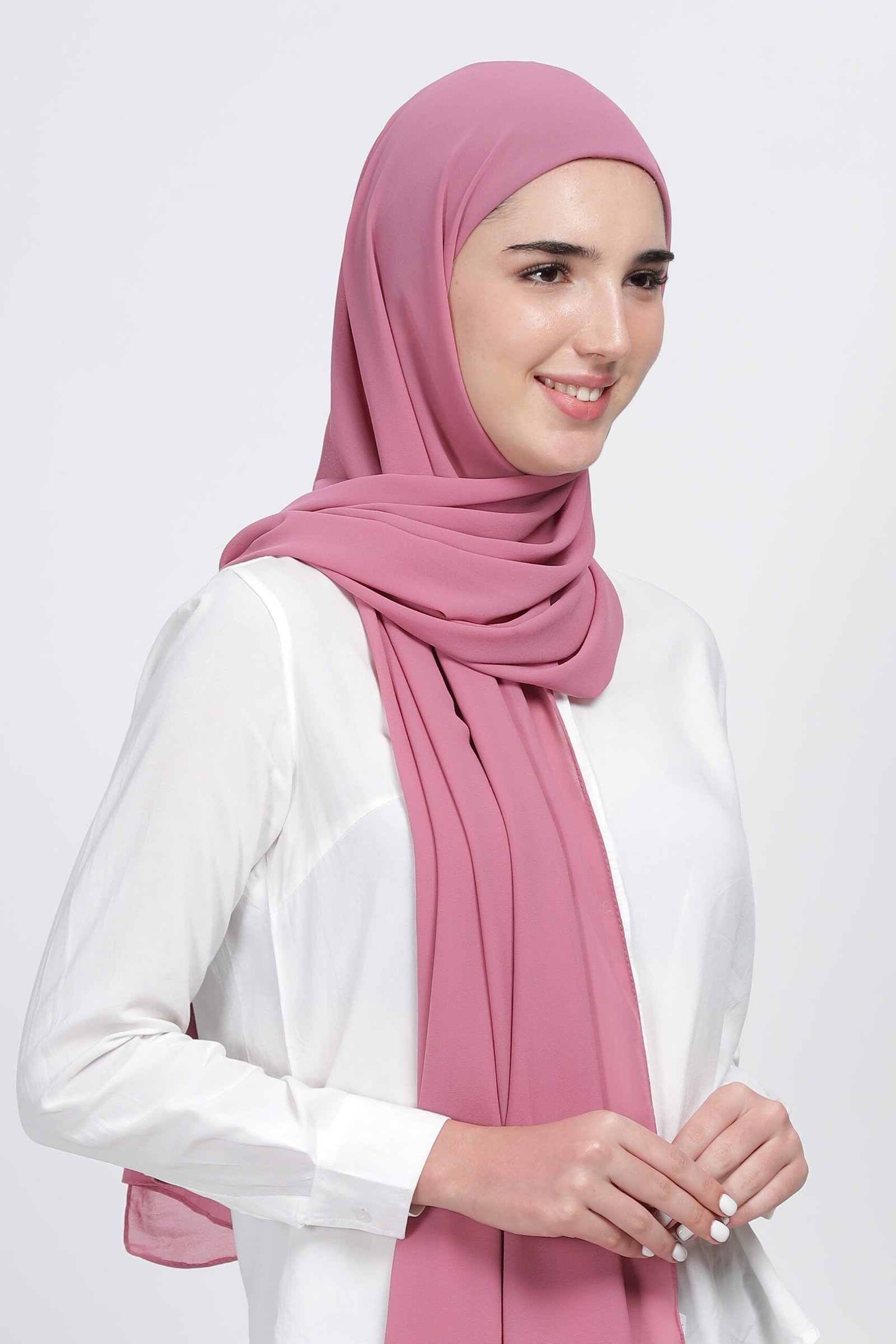 Cupcake pink – Moja Georgette Hijab