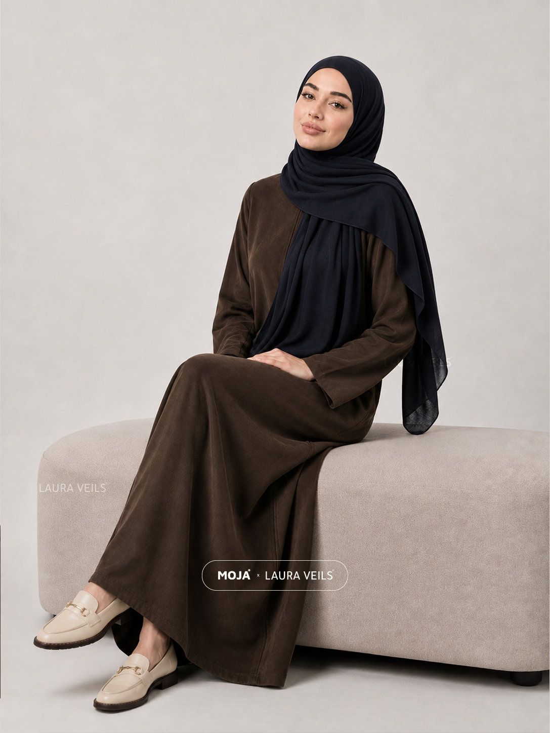 Navy Blue Moja Modal Cotton Hijab