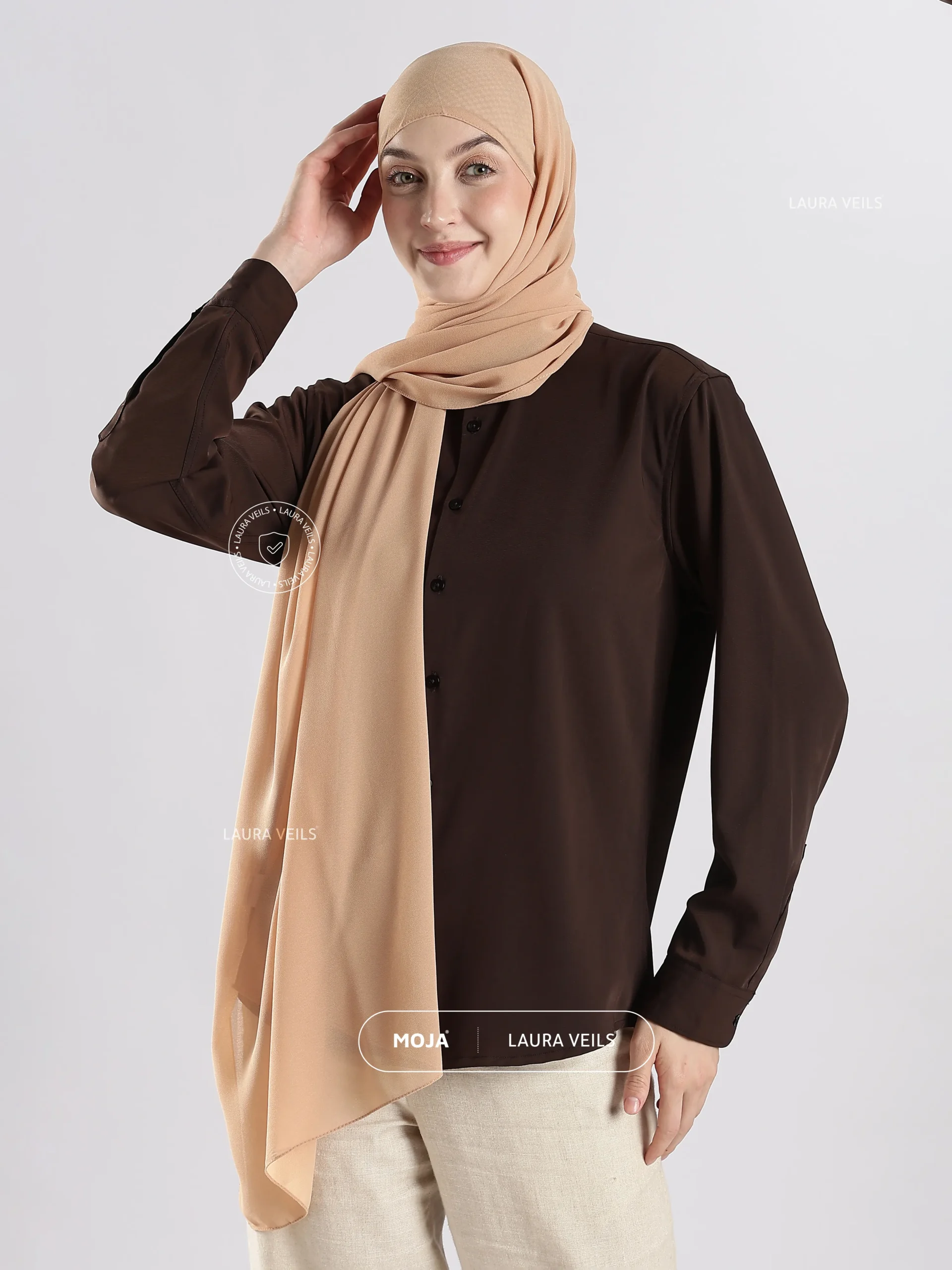 Nude Skin Moja Georgette Hijab