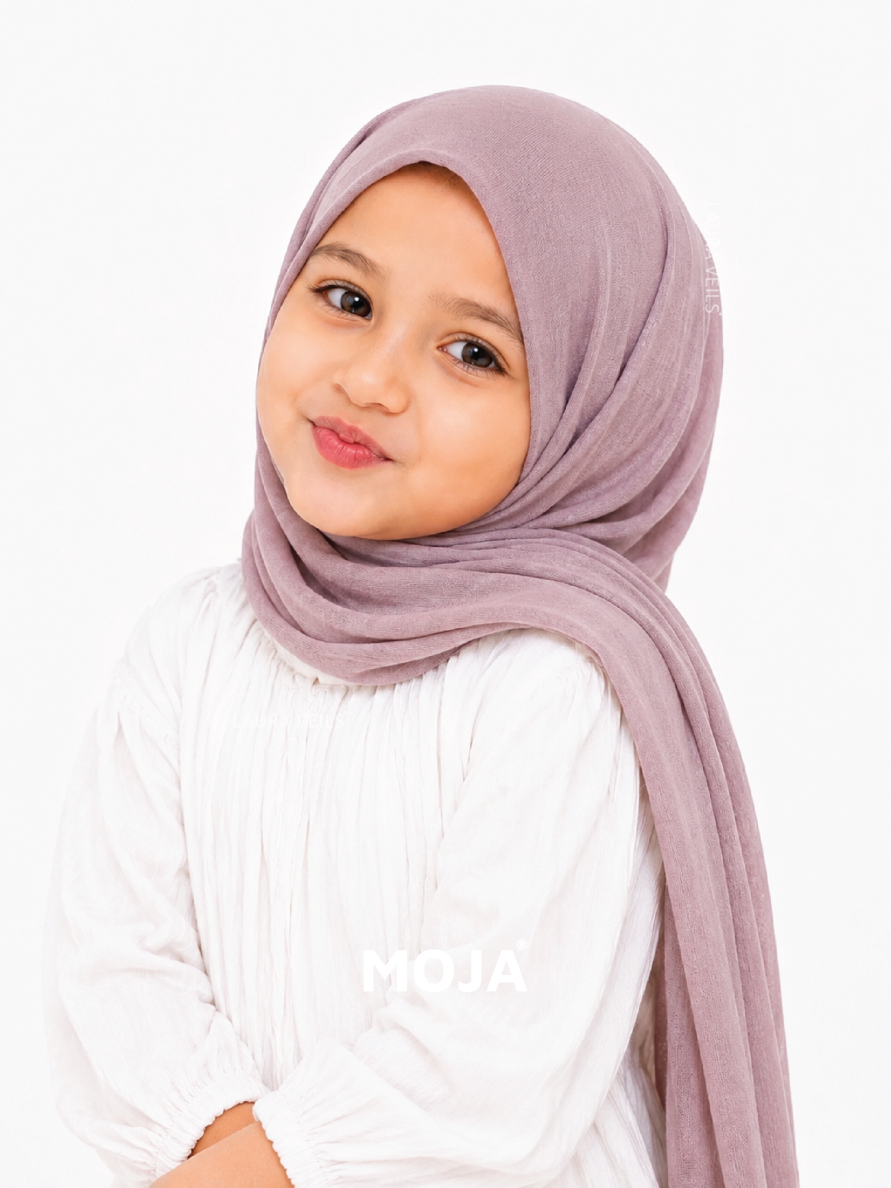 Onion Pink Kids Jersey Hijab