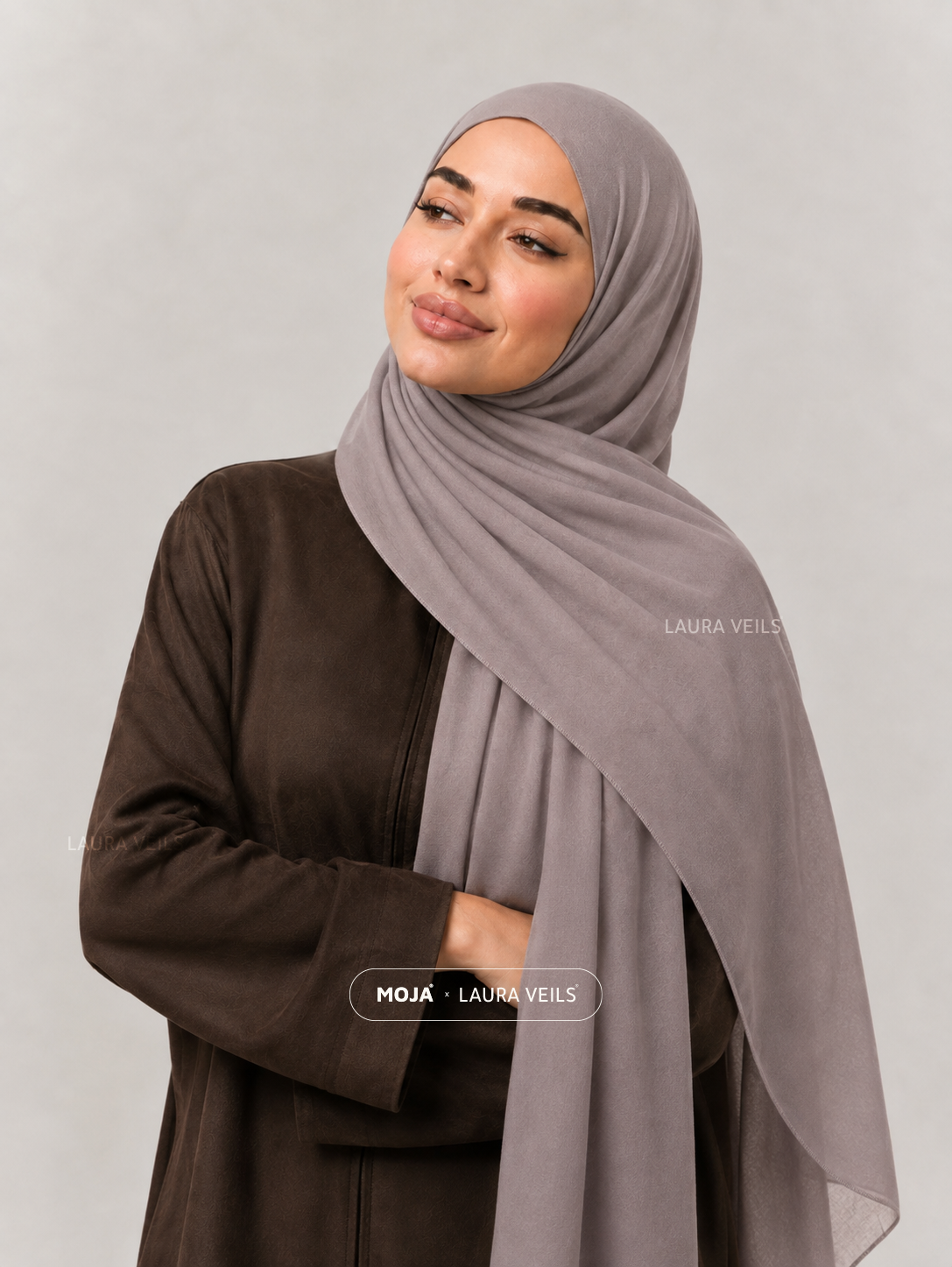 Silver Moja Modal Cotton Hijab