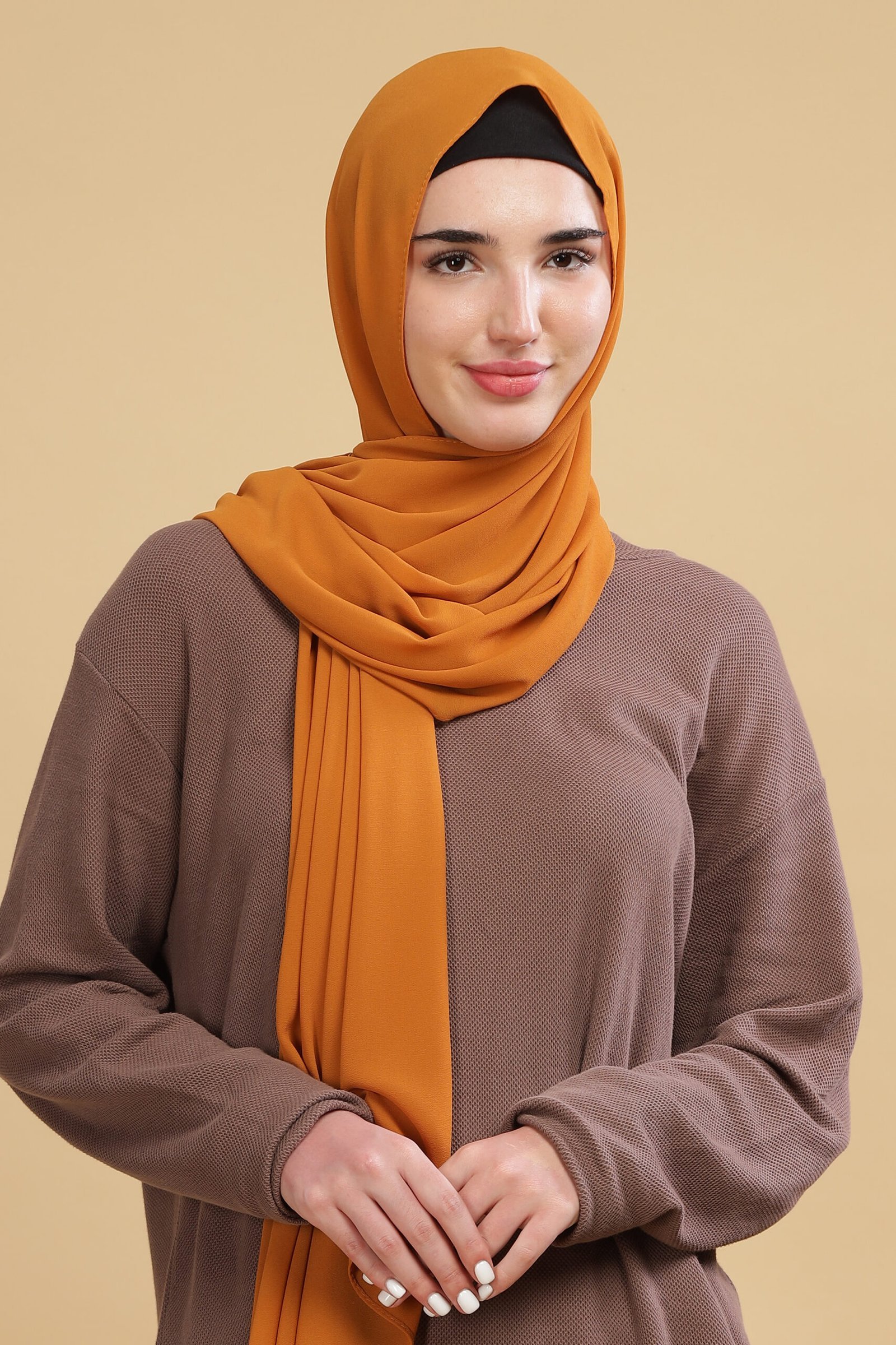 Gold – Moja Georgette Hijab