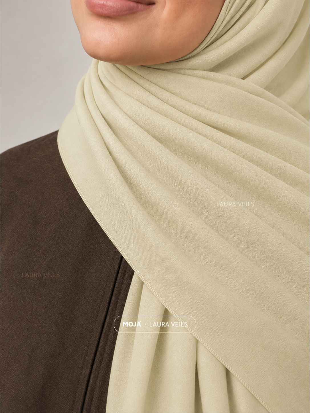 Off White Moja Modal Cotton Hijab
