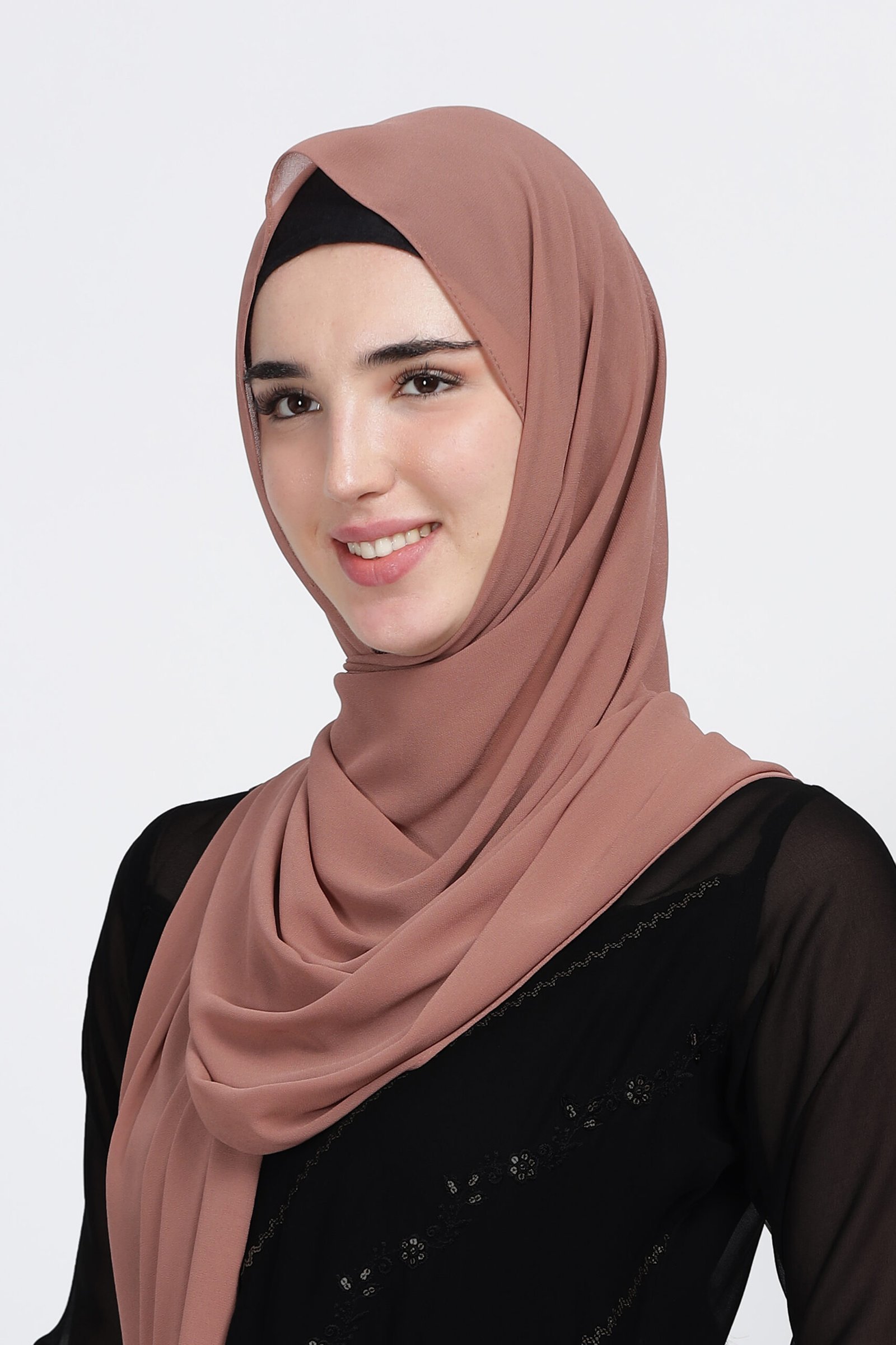 Teddy brown- Moja Georgette Hijab
