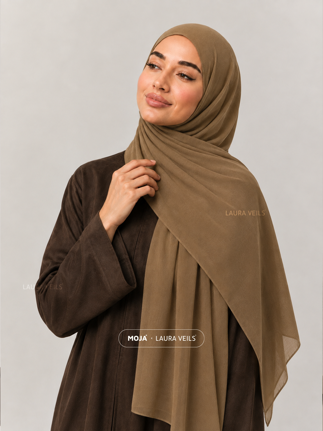 Brown Moja Modal Cotton Hijab