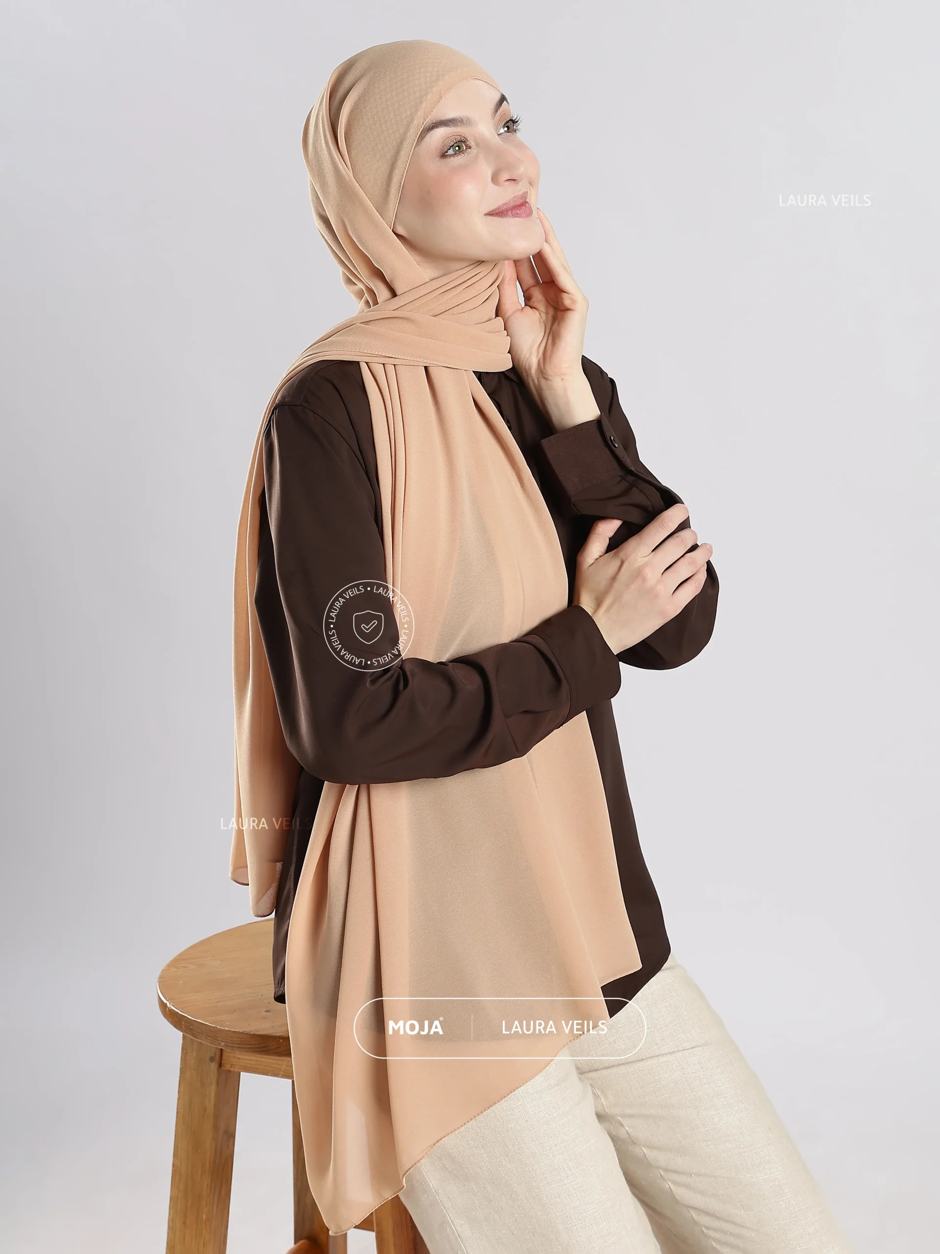 Nude Skin Moja Georgette Hijab