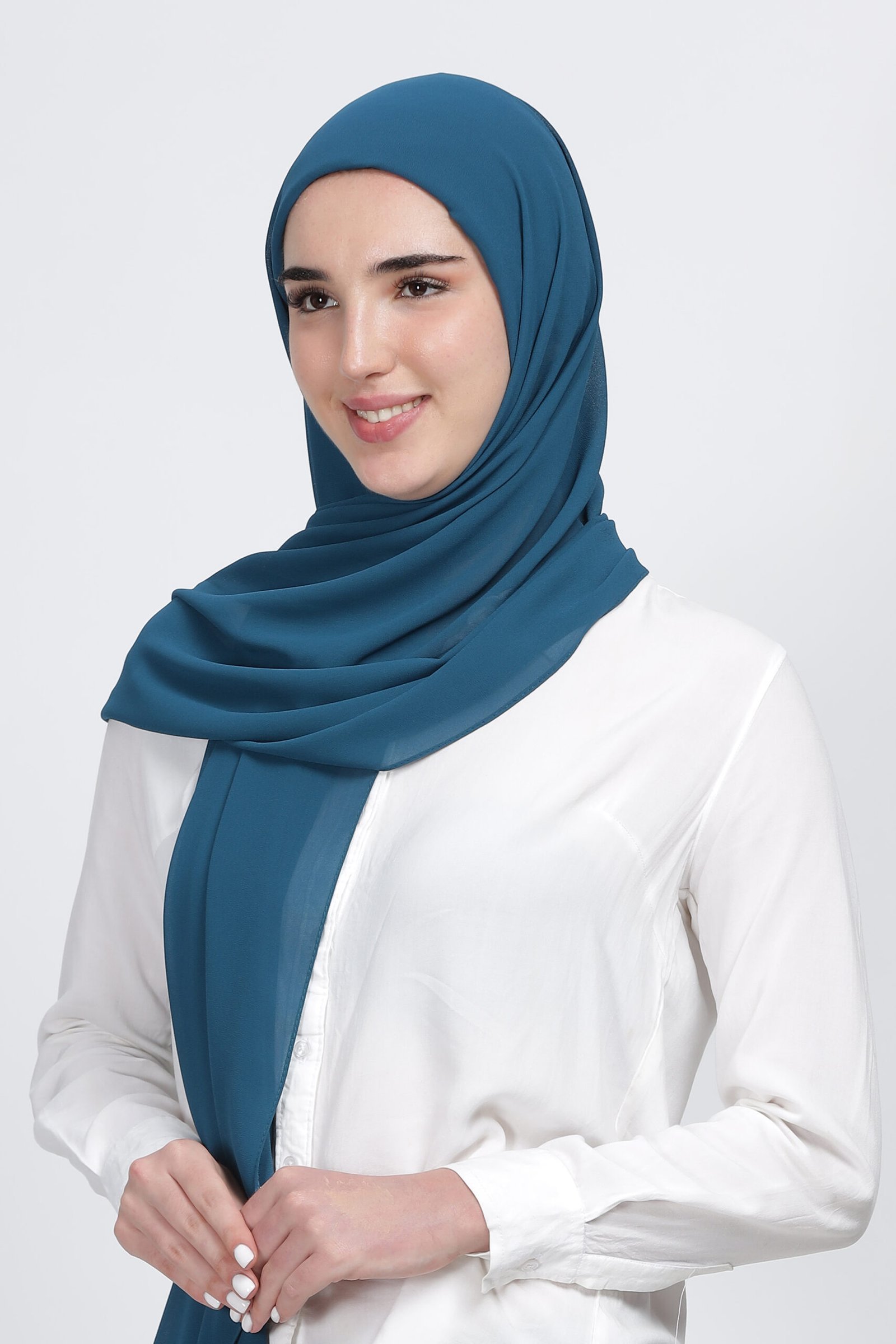 Peacock – Moja Georgette Hijab