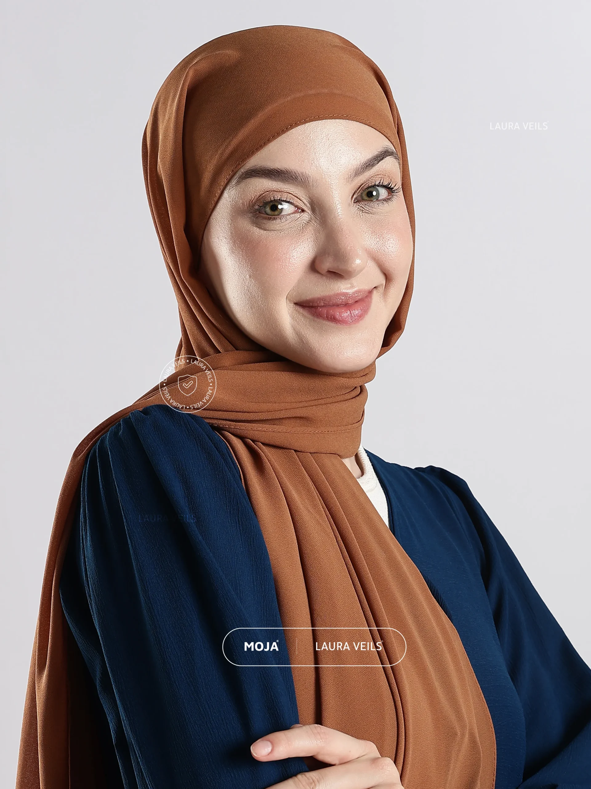 Cinnamon Moja Georgette Hijab