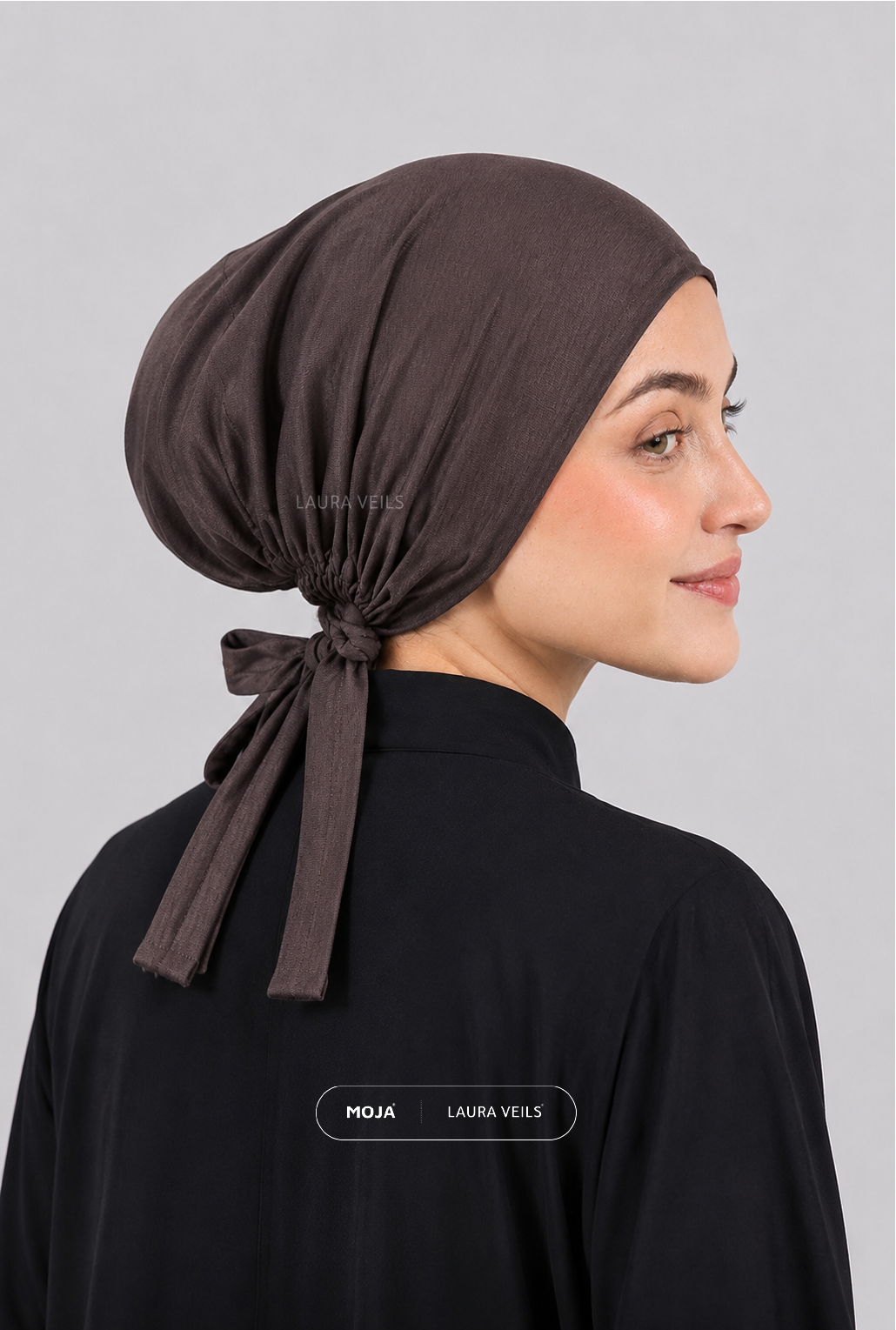 Smoke – Moja Tie Cap – Breathable Thin Jersey Underscarf