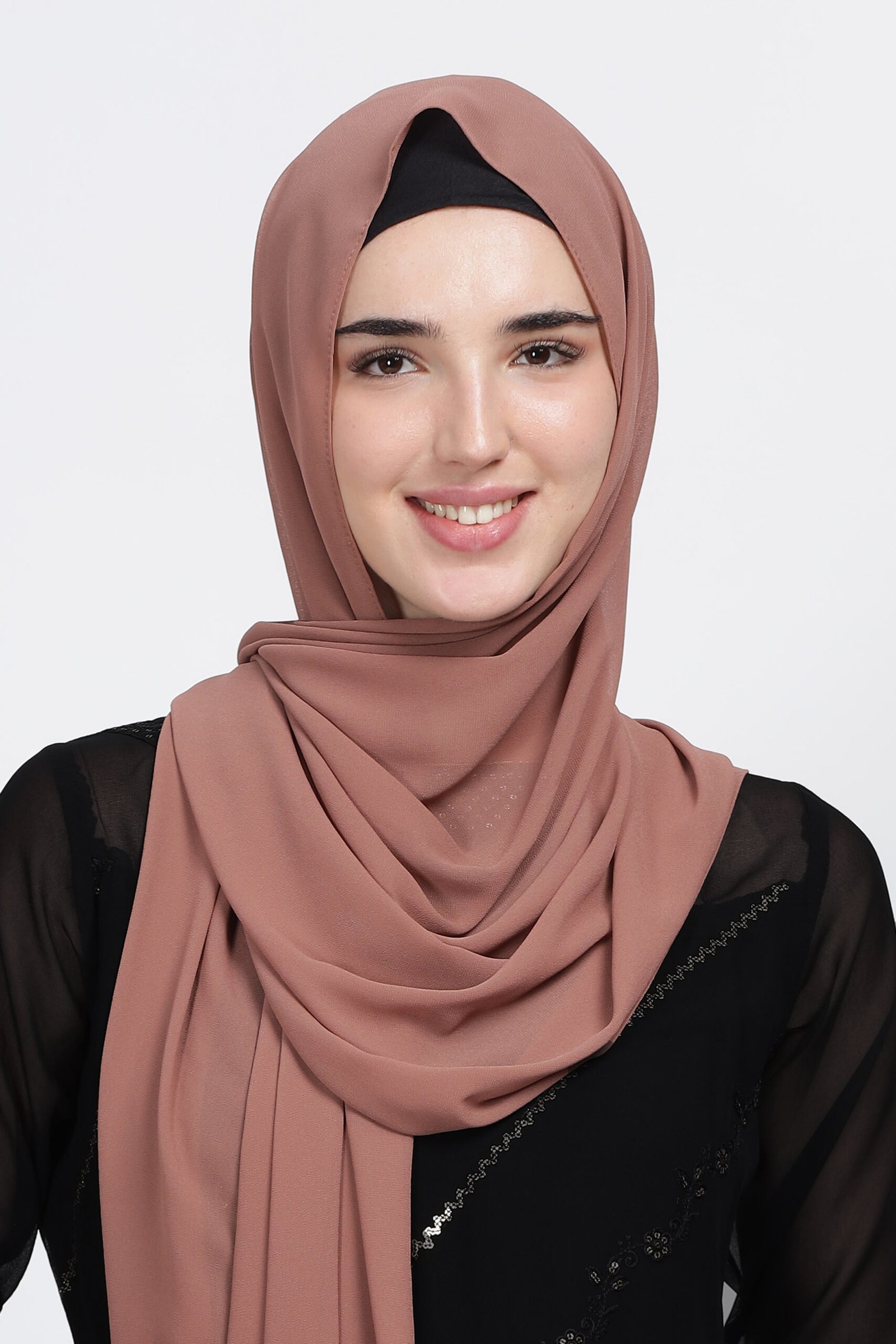 Teddy brown- Moja Georgette Hijab