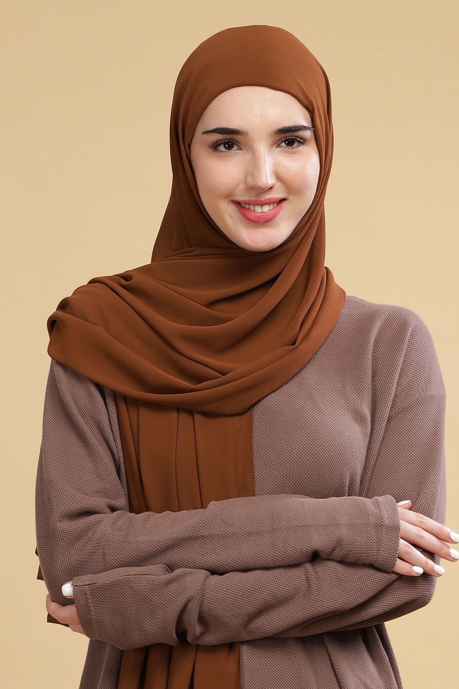 Cappuccino – Moja Georgette Hijab