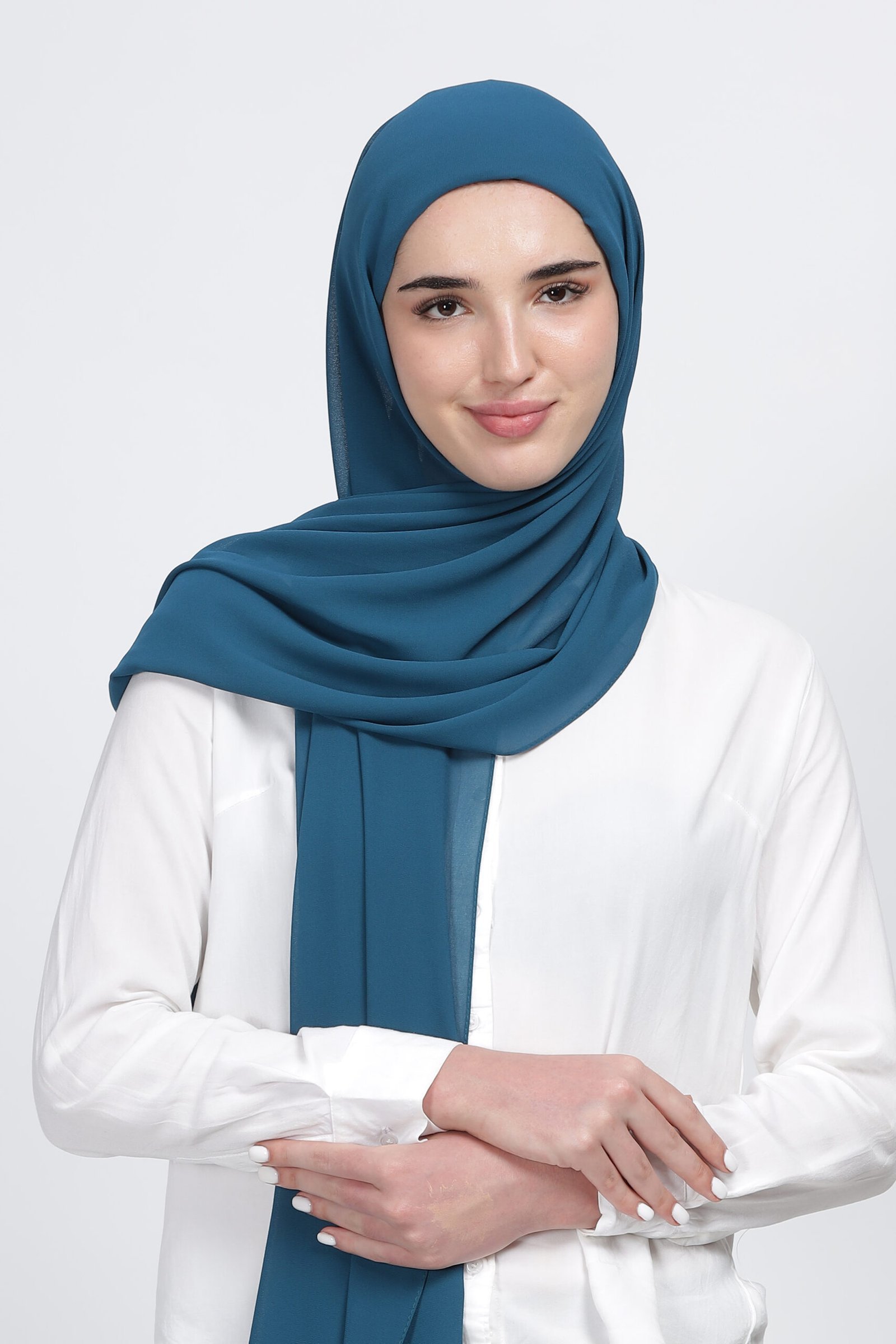 Peacock – Moja Georgette Hijab