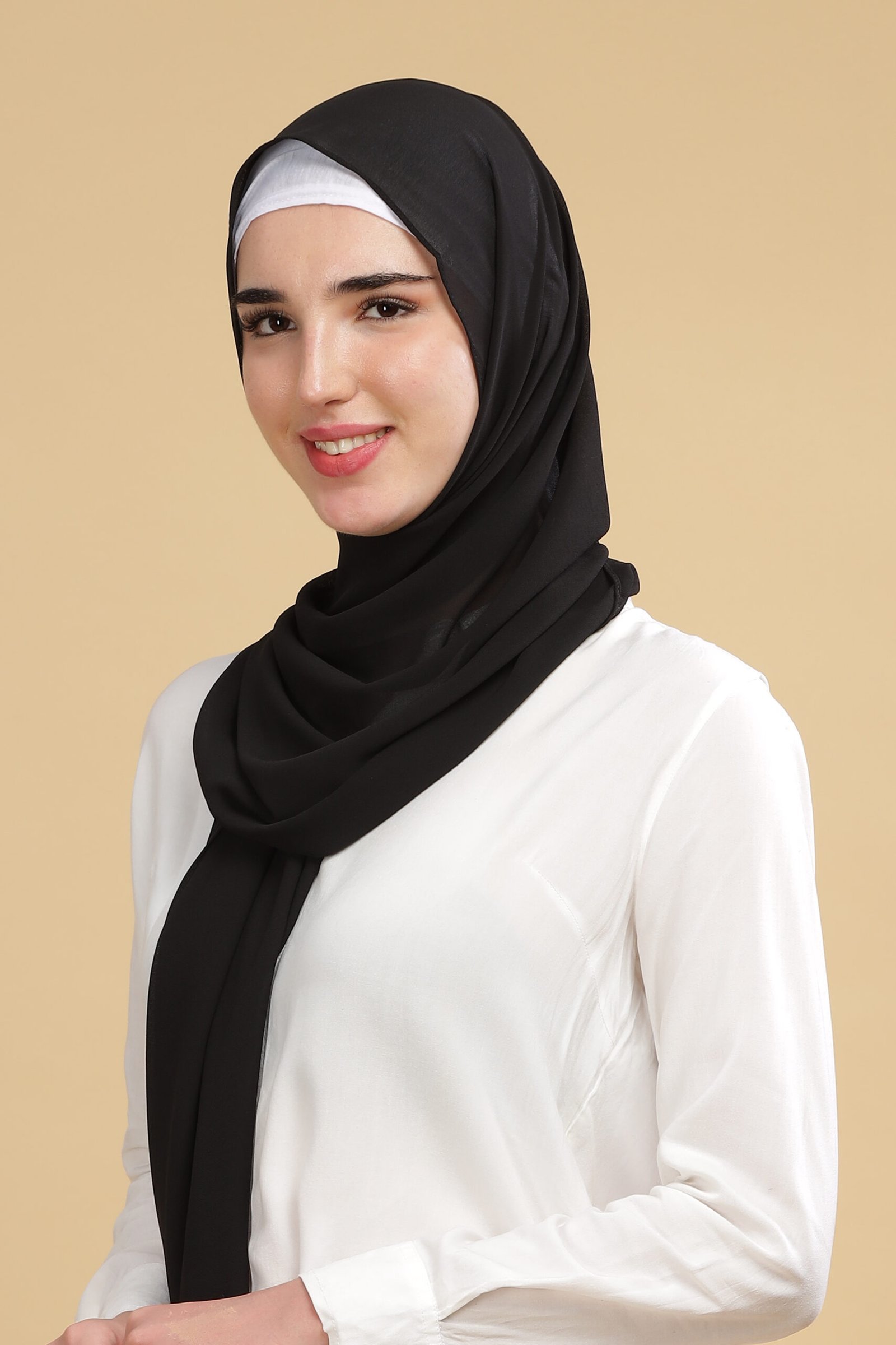 Black – Moja Georgette Hijab