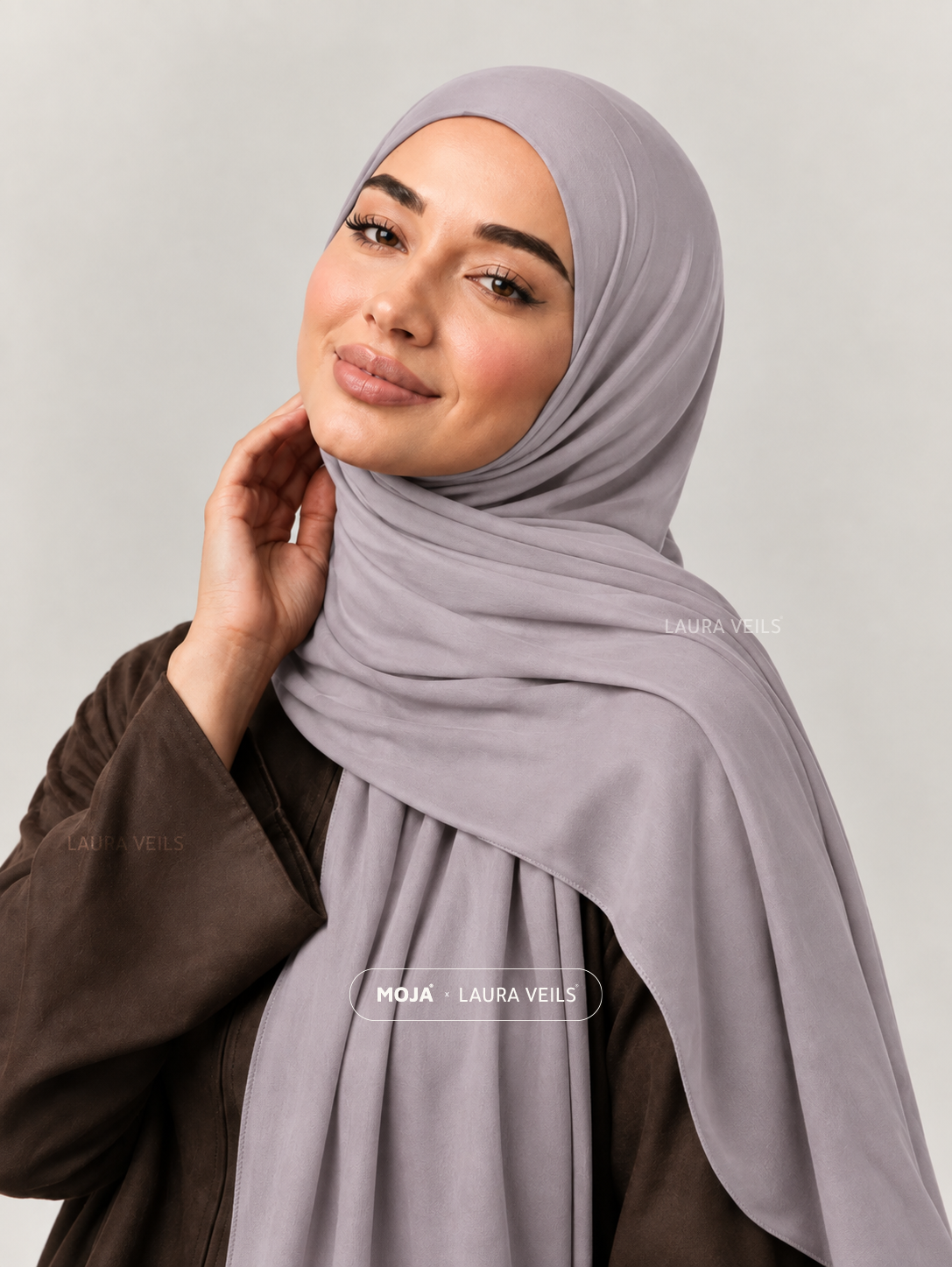 Silver Moja Modal Cotton Hijab