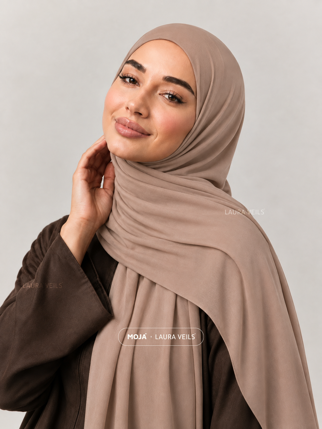 Beige Moja Modal Cotton Hijab