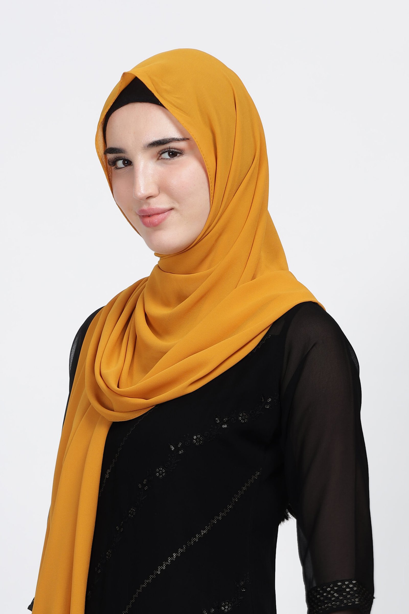Mustard – Moja Georgette Hijab
