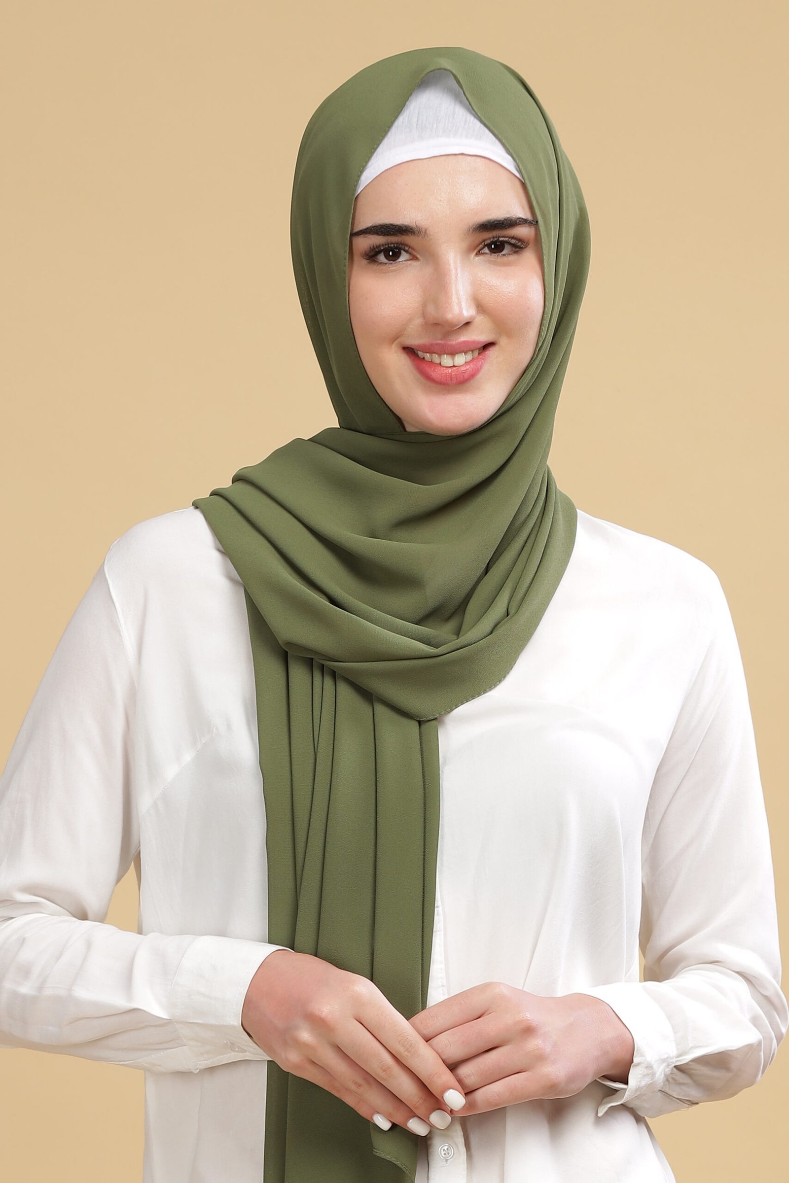 Sage Green – Moja Georgette Hijab