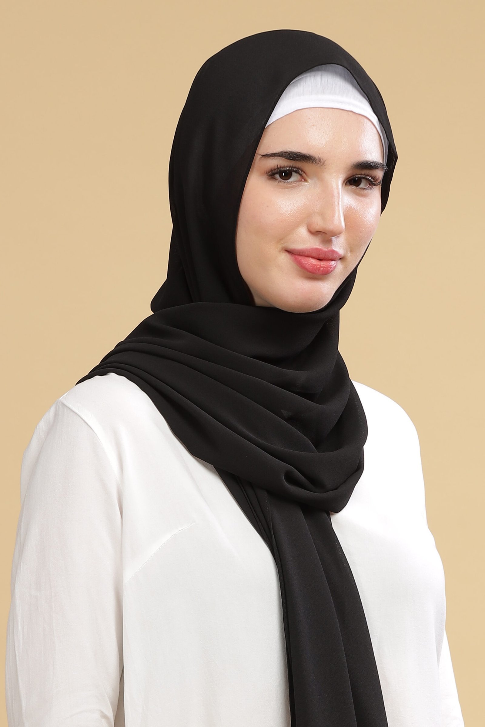 Black – Moja Georgette Hijab