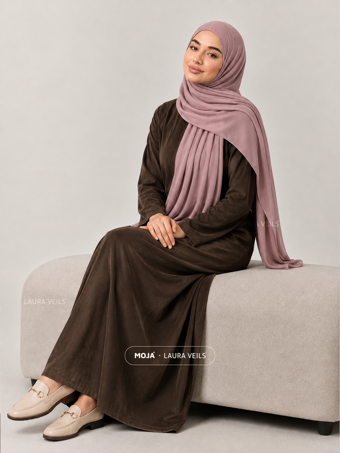 Opera Mauve Moja Modal Cotton Hijab