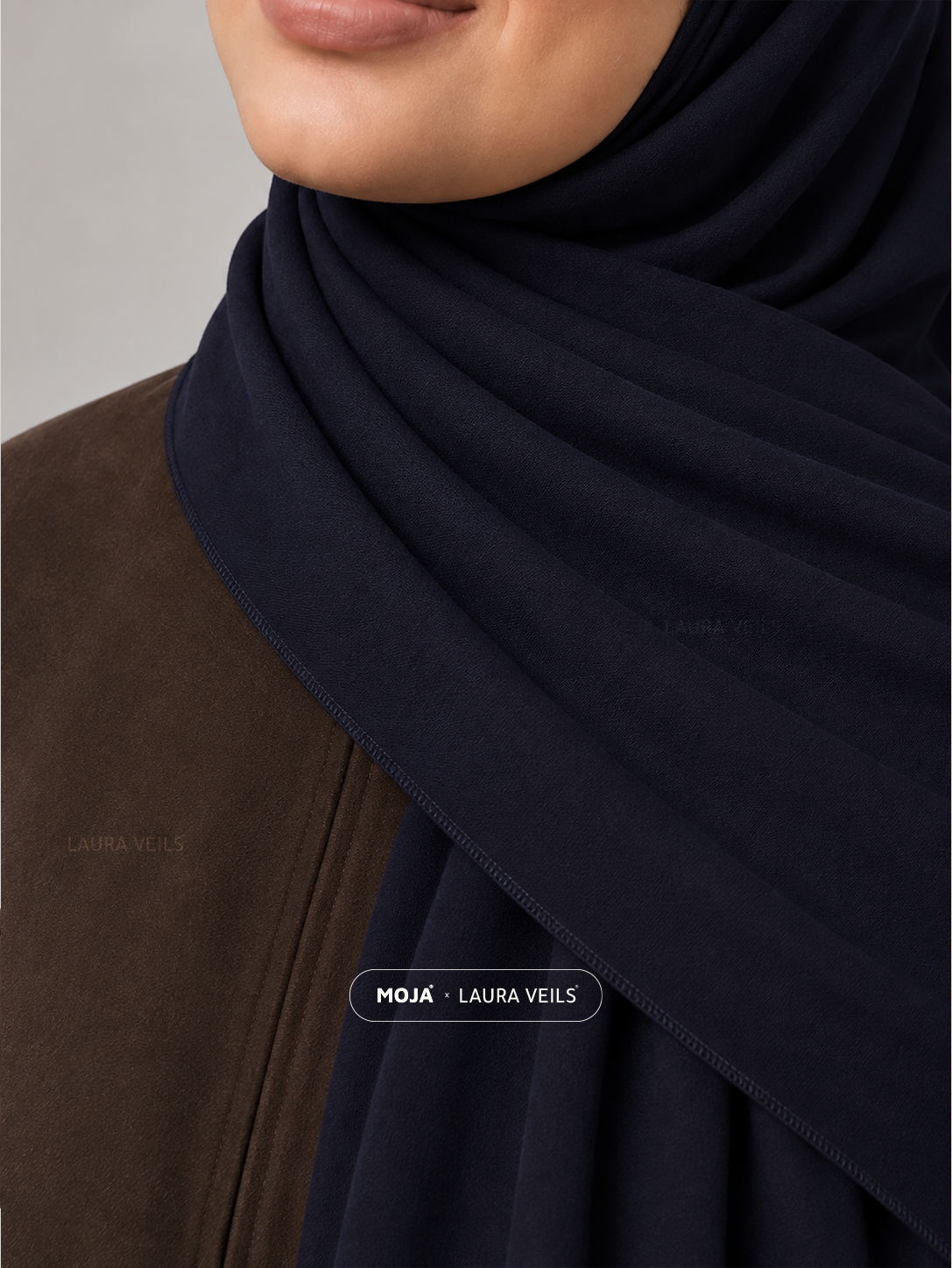 Navy Blue Moja Modal Cotton Hijab