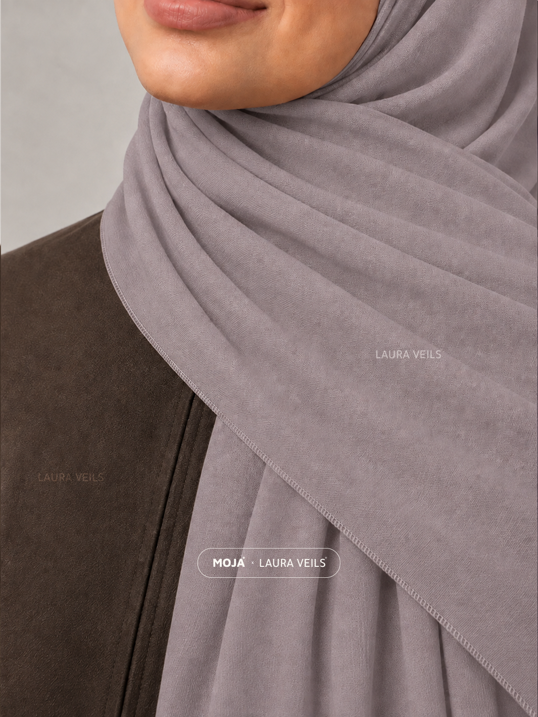 Silver Moja Modal Cotton Hijab