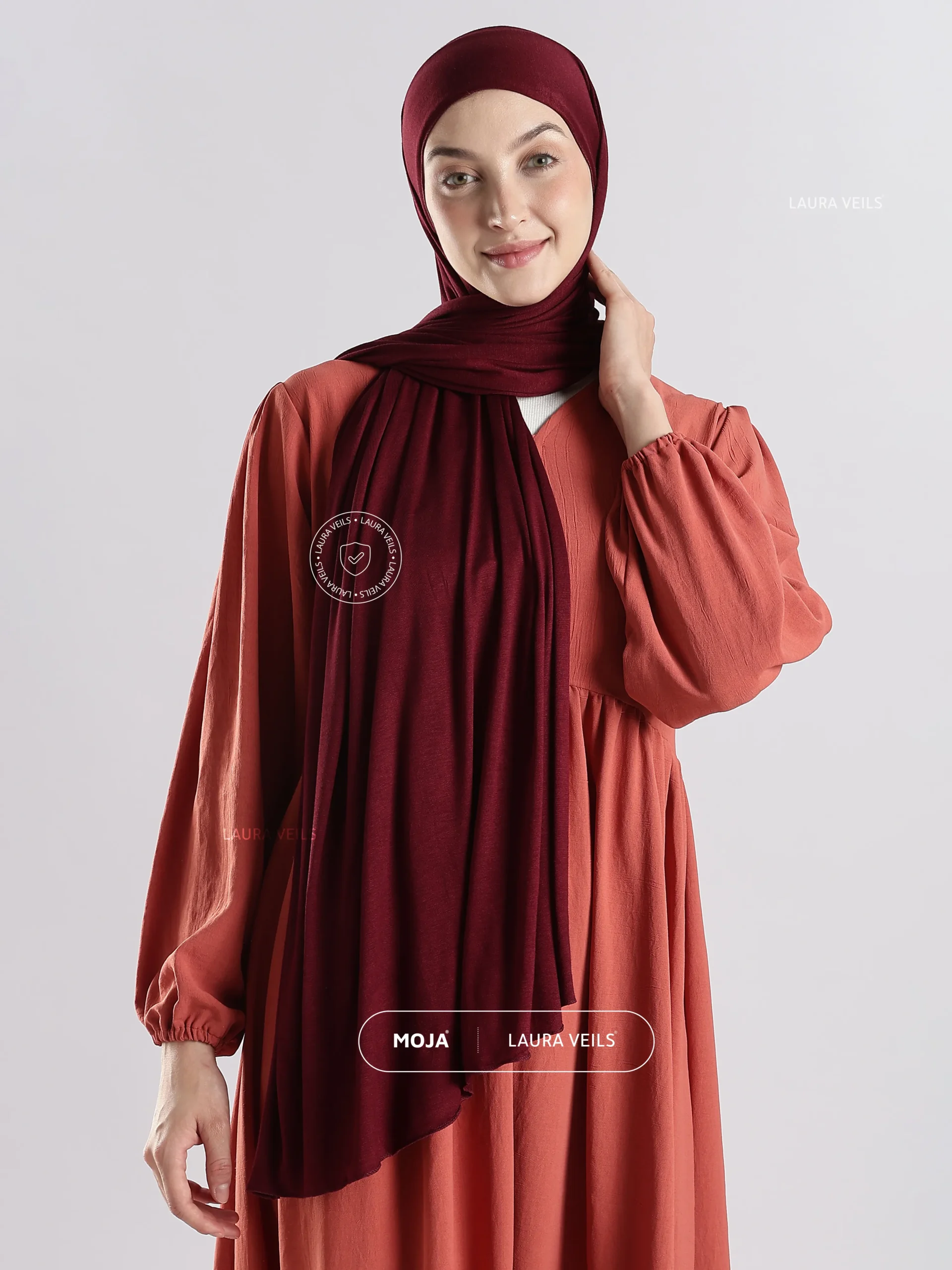 Dark Maroon – Moja Jersey (Turkey Bamboo Jersey)