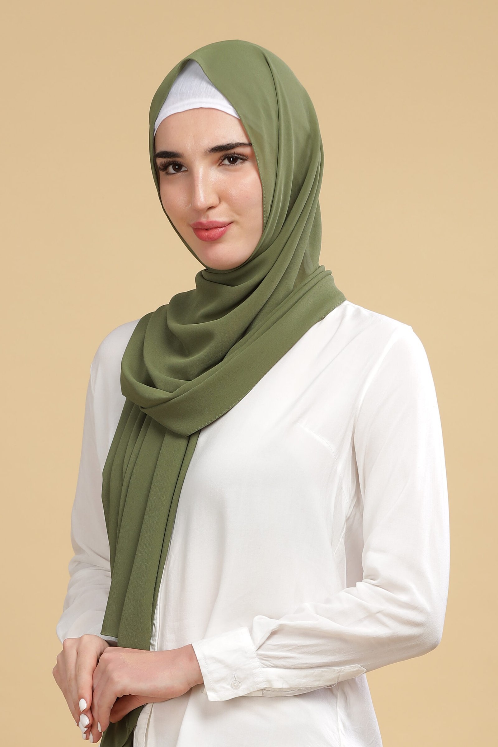Sage Green – Moja Georgette Hijab