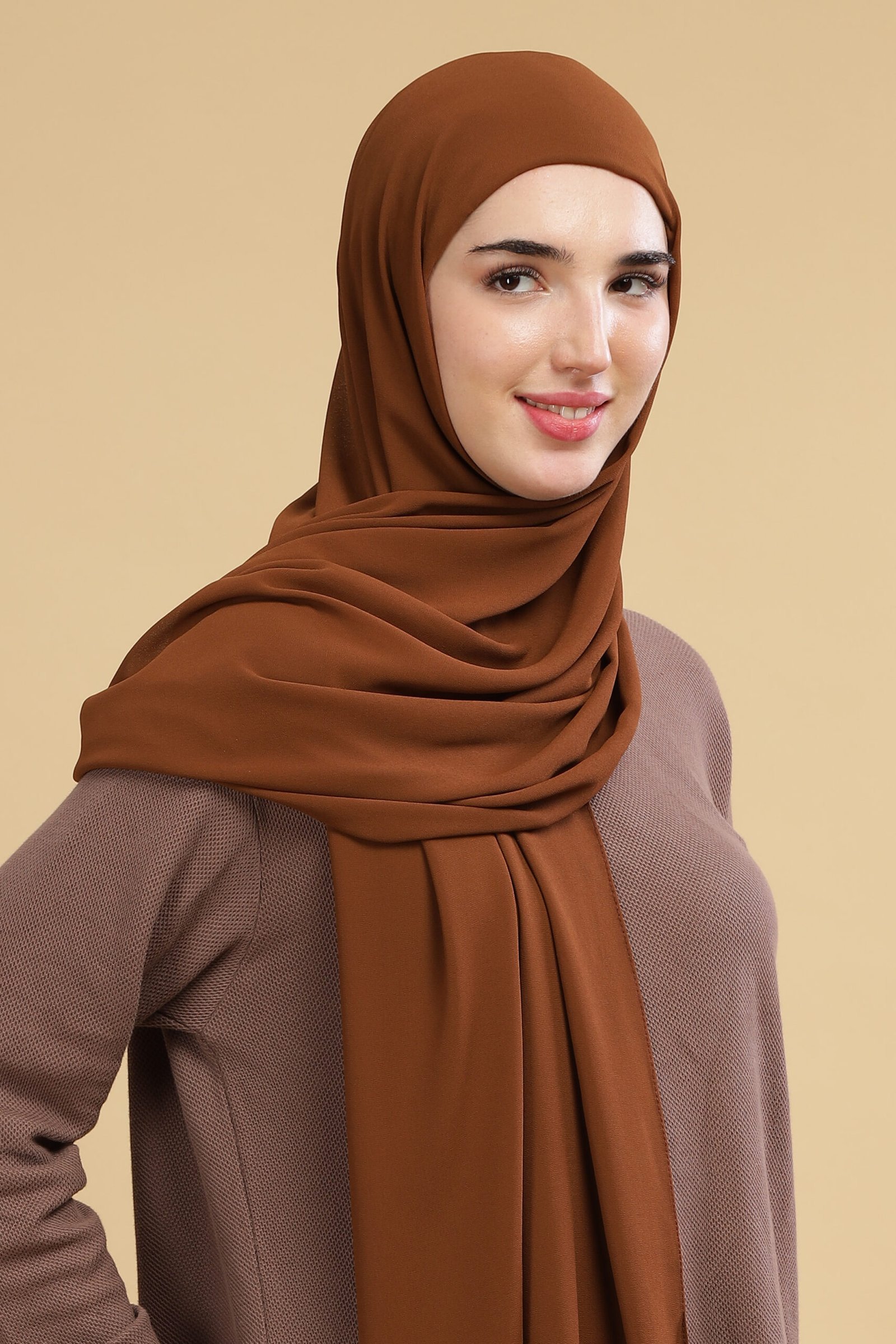Cappuccino – Moja Georgette Hijab