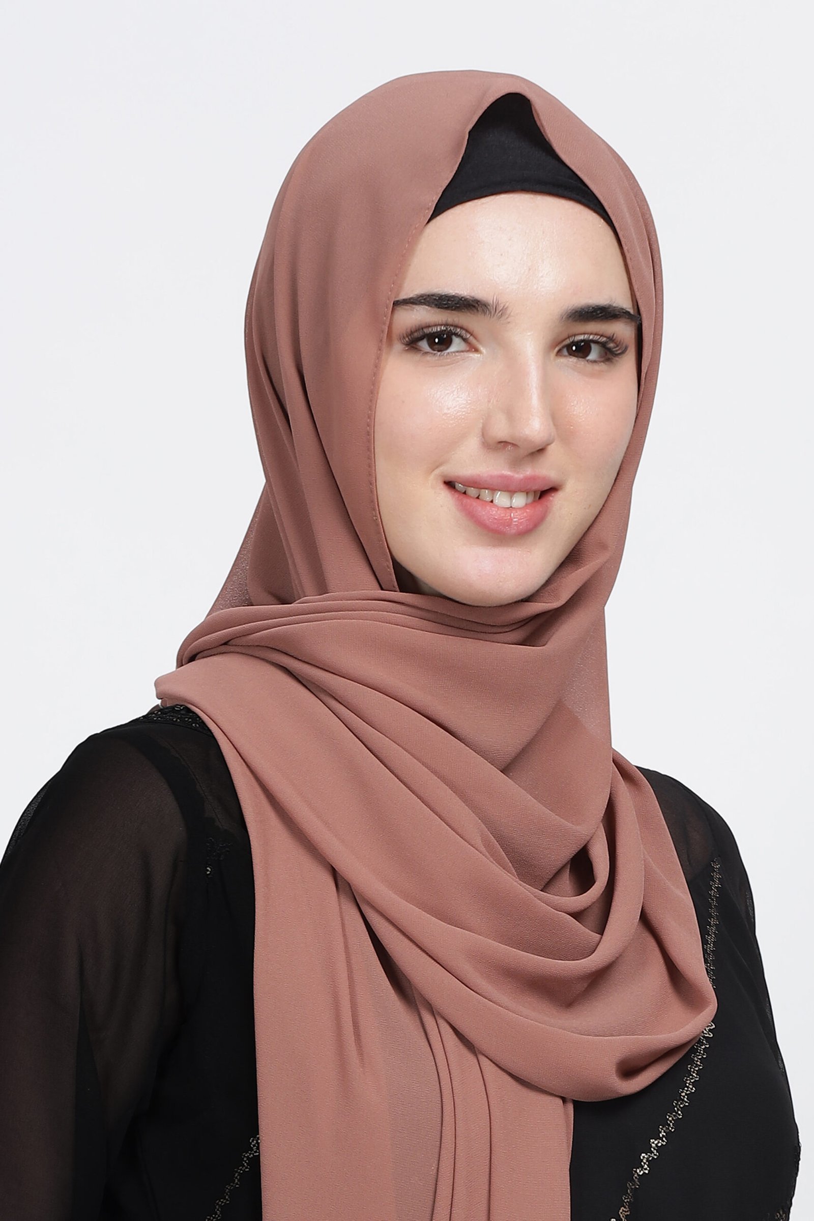 Teddy brown- Moja Georgette Hijab