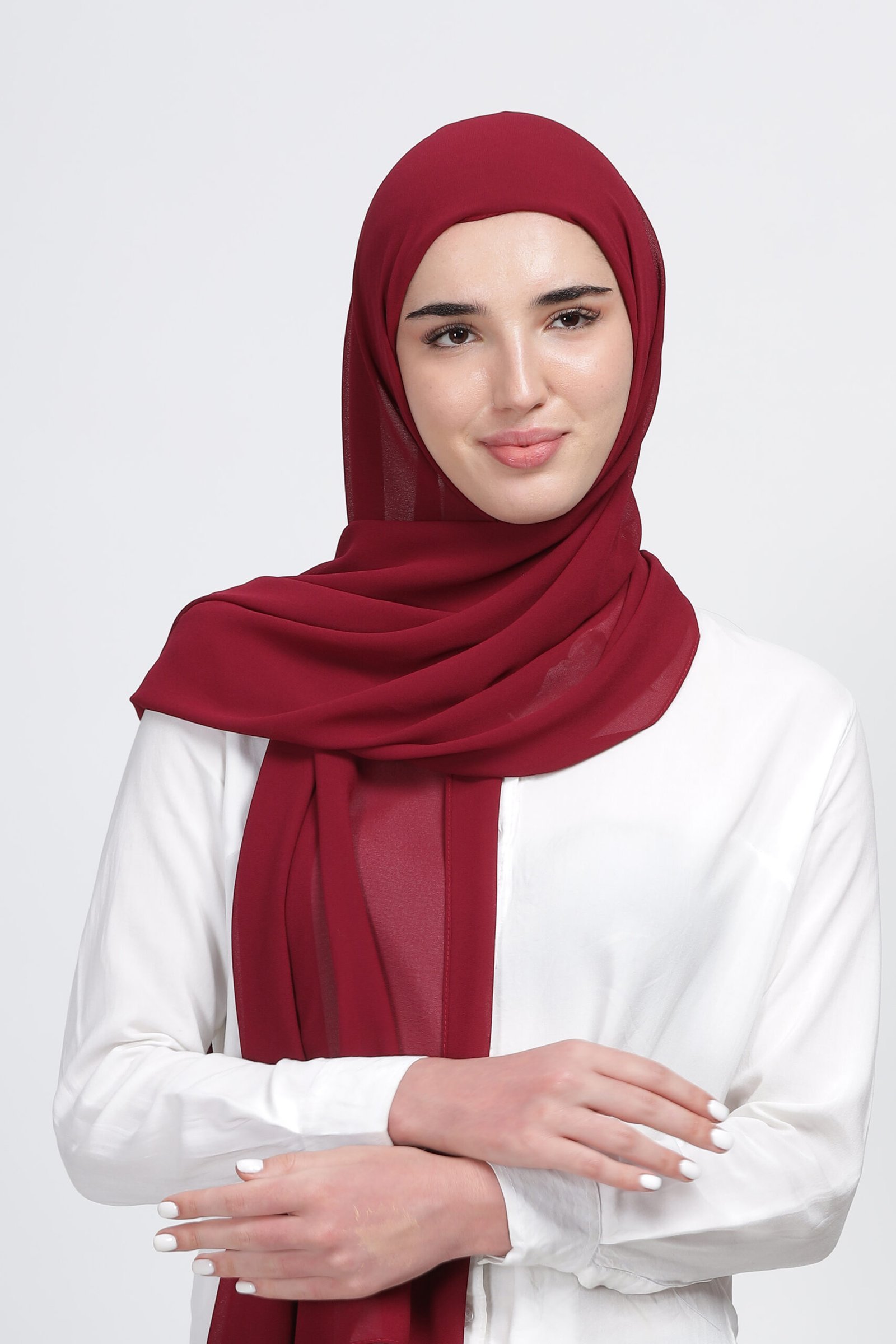 Cherry Pink – Moja Georgette Hijab