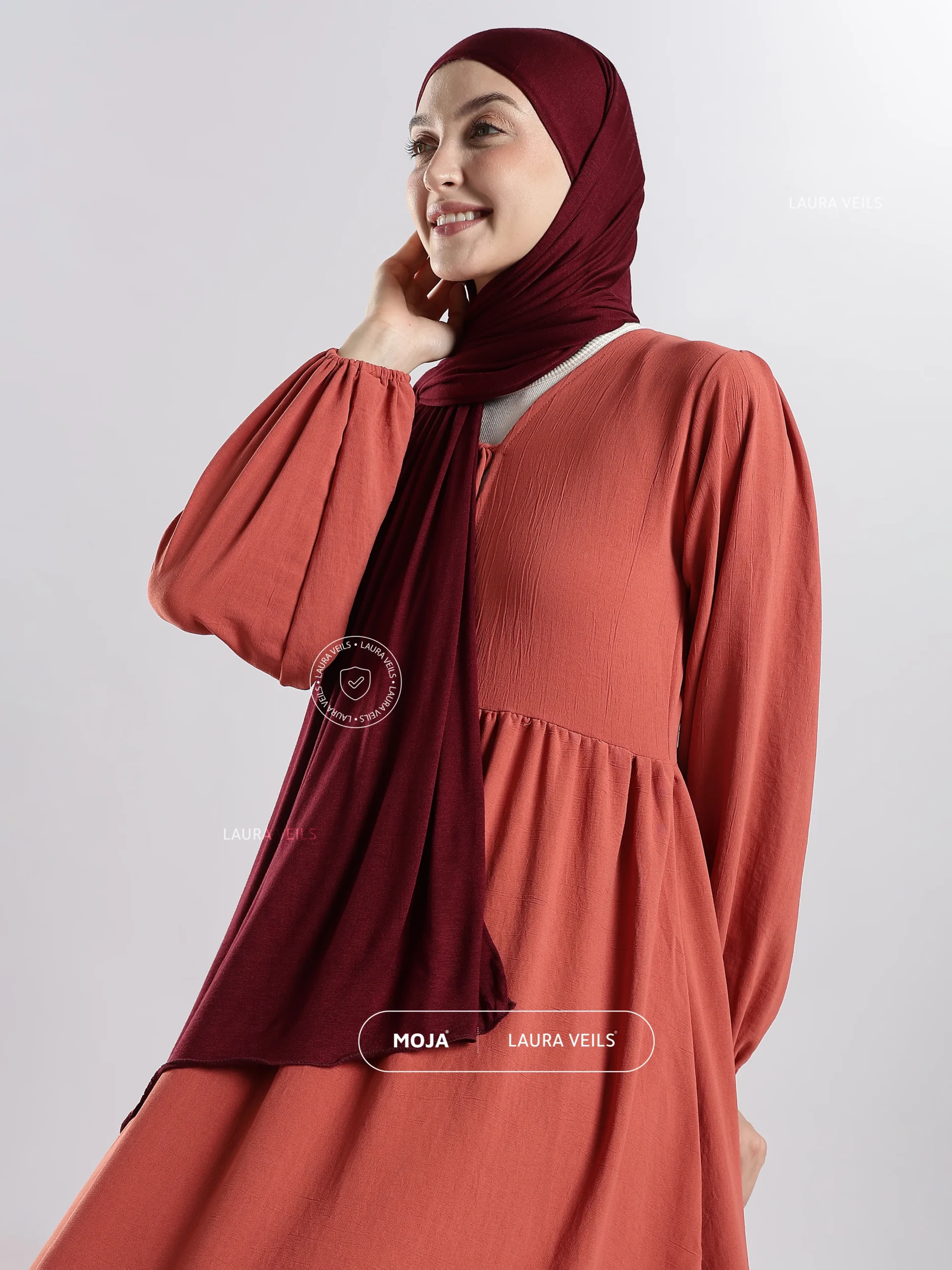 Dark Maroon – Moja Jersey (Turkey Bamboo Jersey)
