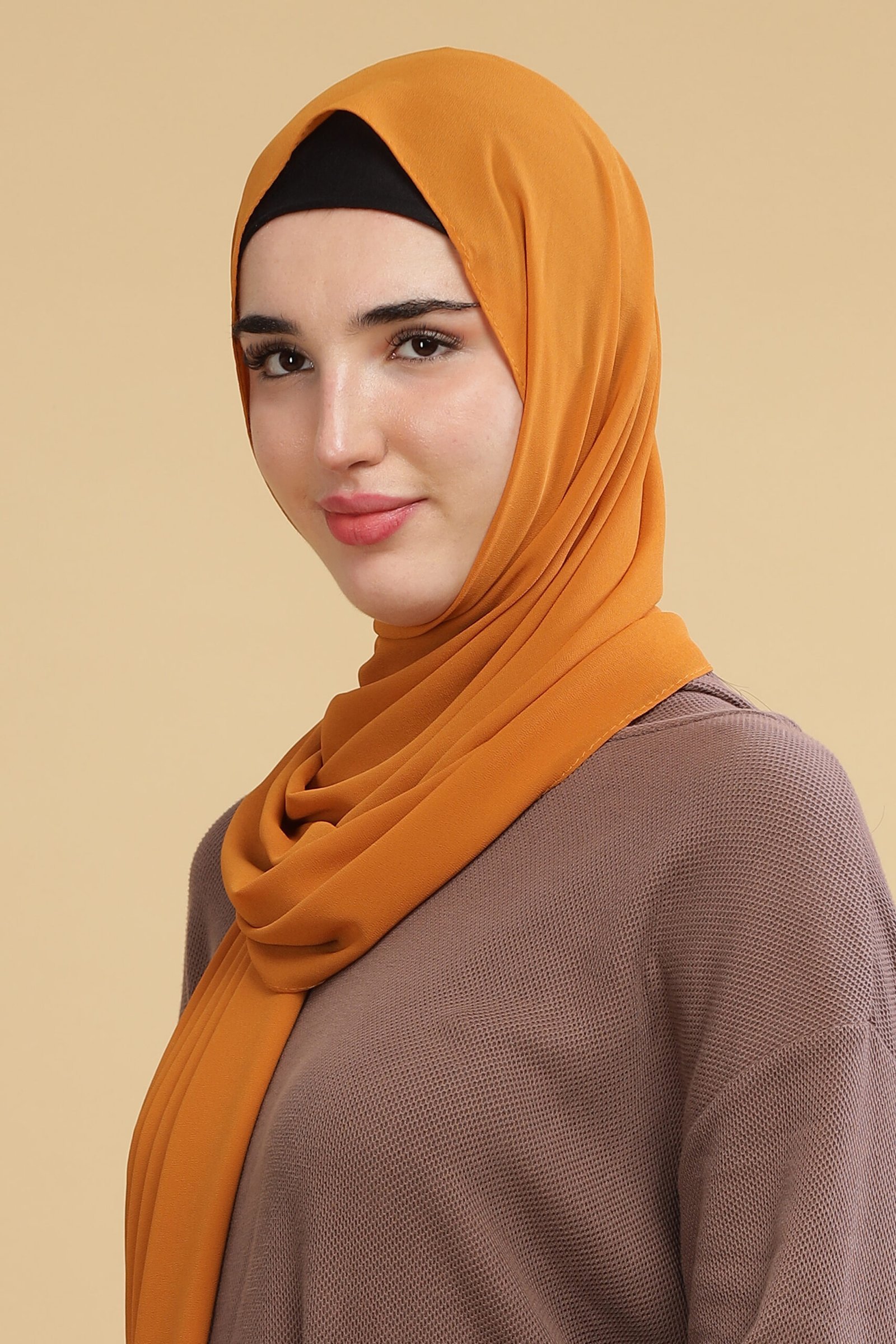 Gold – Moja Georgette Hijab