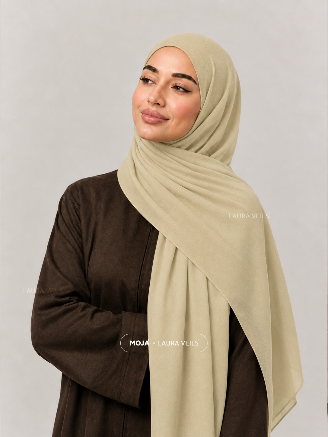 Off White Moja Modal Cotton Hijab