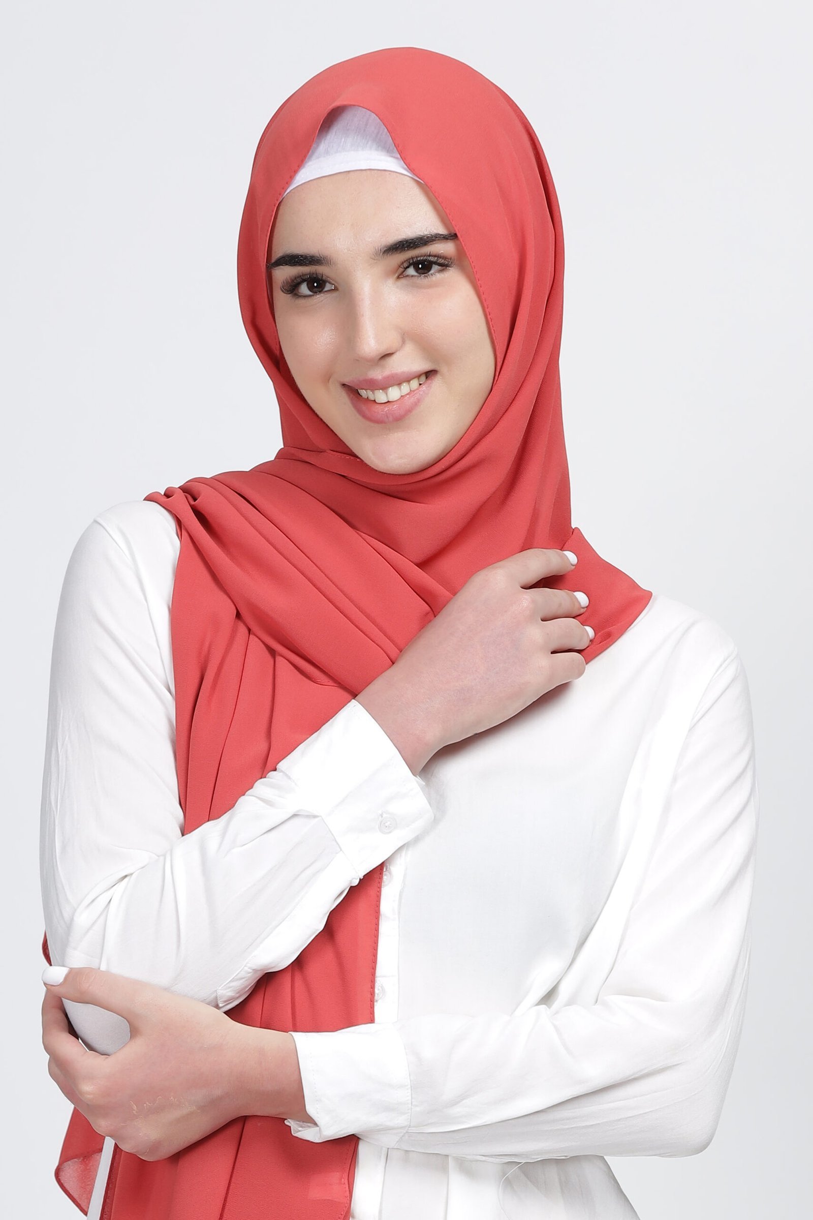 Barbie Pink – Moja Georgette Hijab