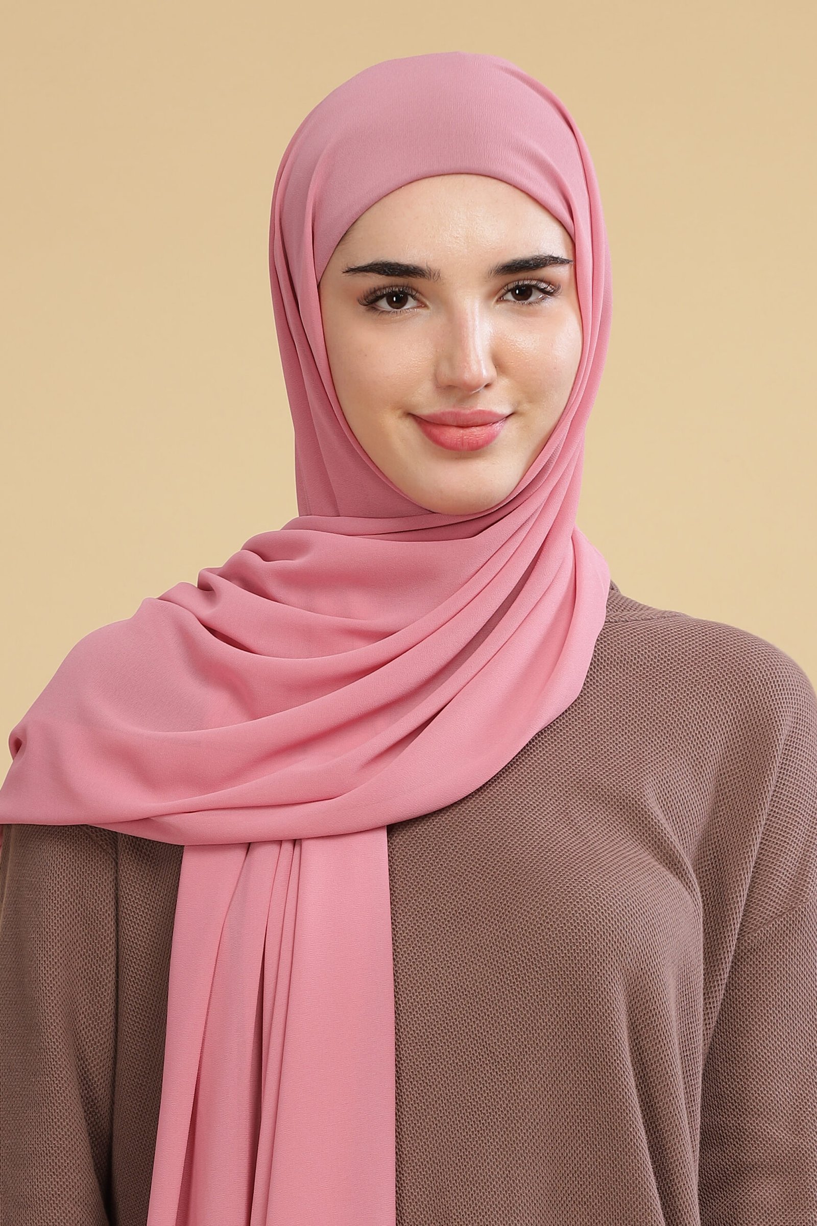 Lotus Pink – Moja Georgette Hijab