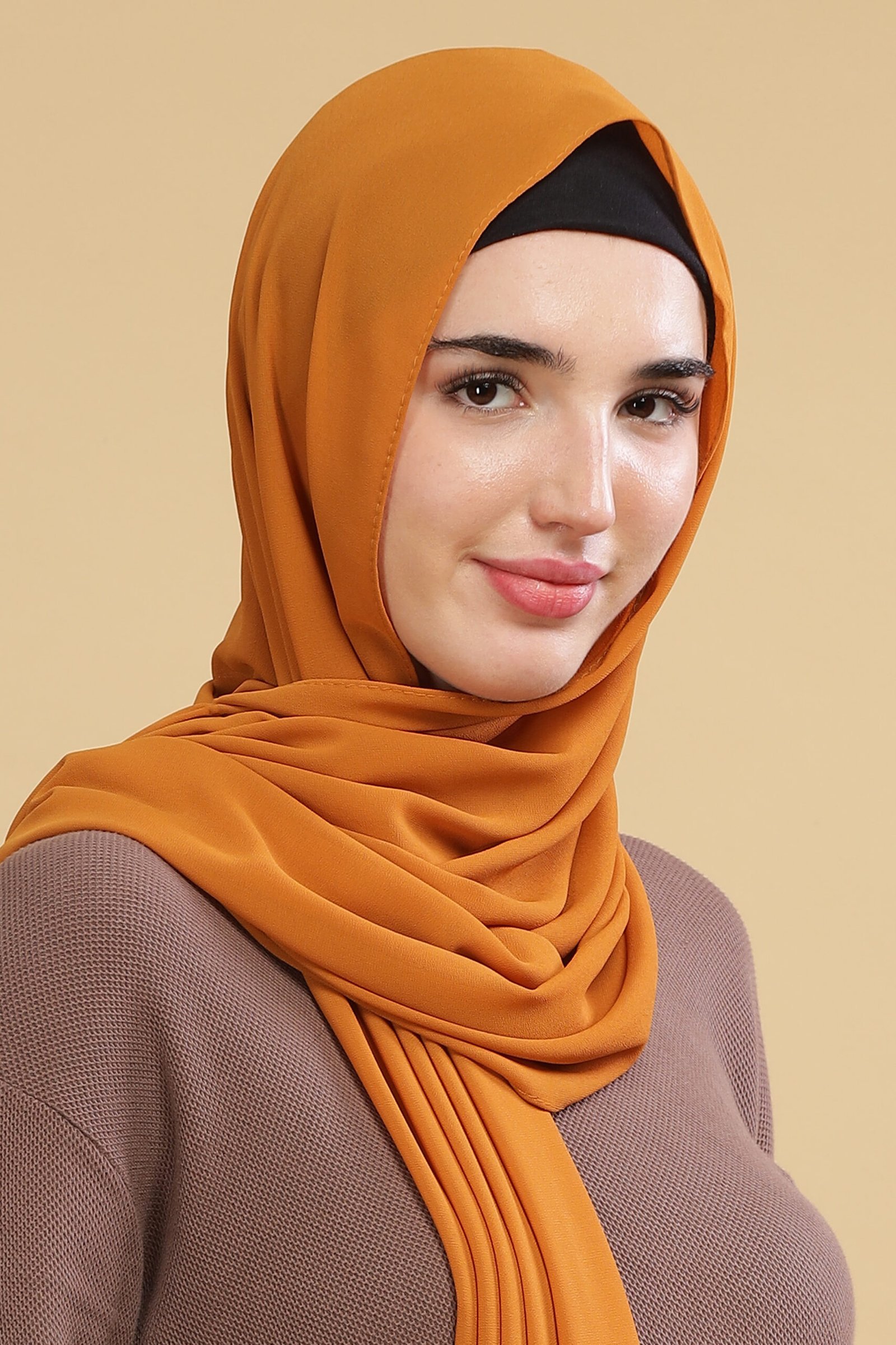 Gold – Moja Georgette Hijab