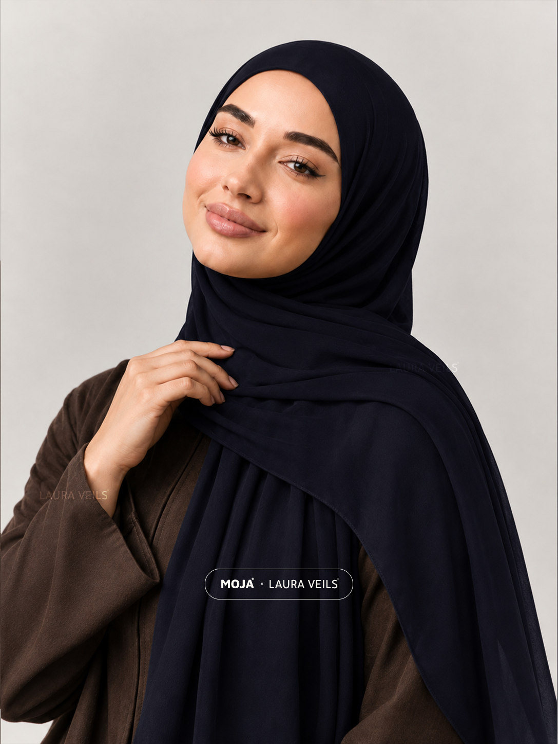 Navy Blue Moja Modal Cotton Hijab