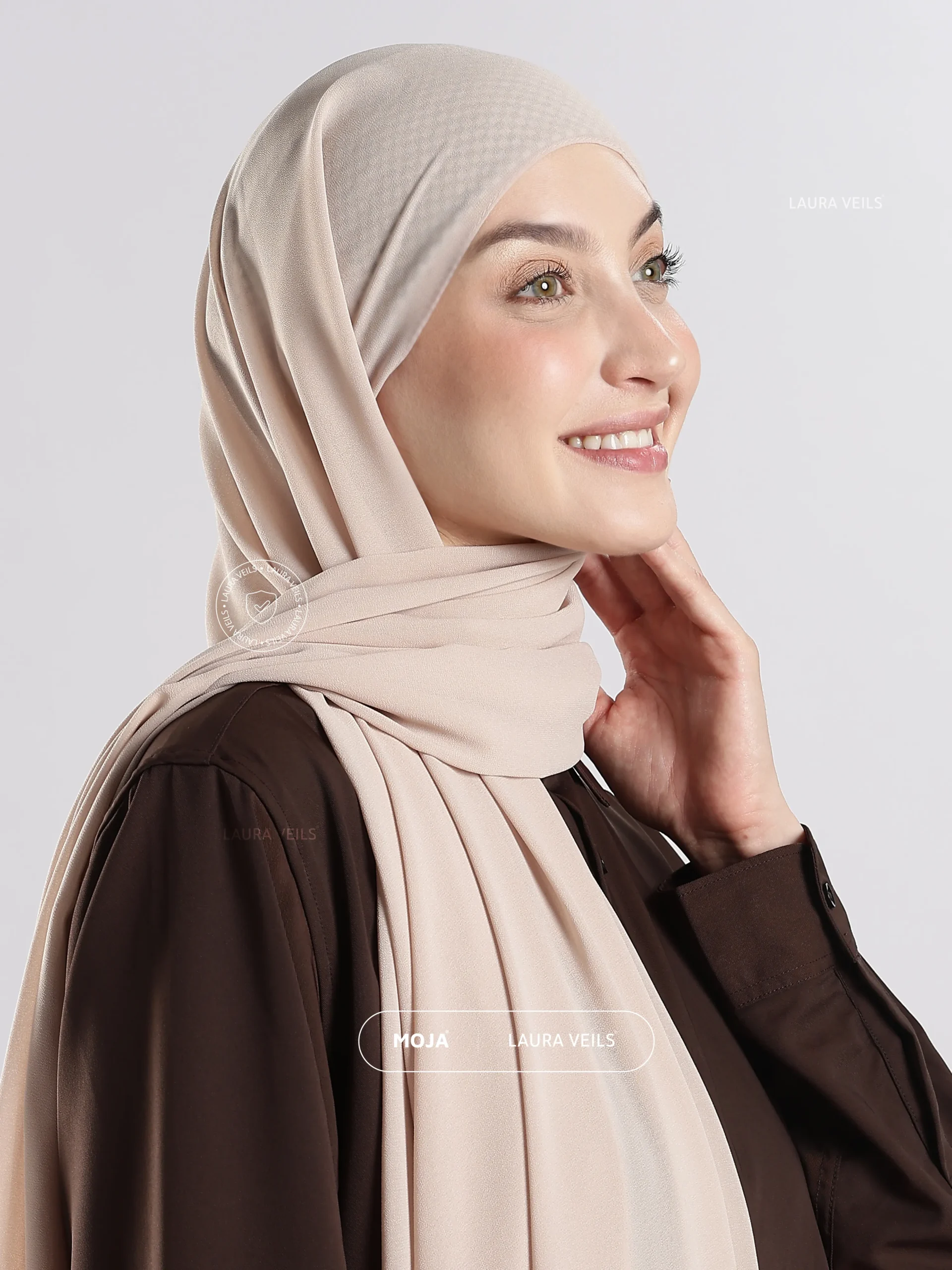 Nude 30C Moja Georgette Hijab