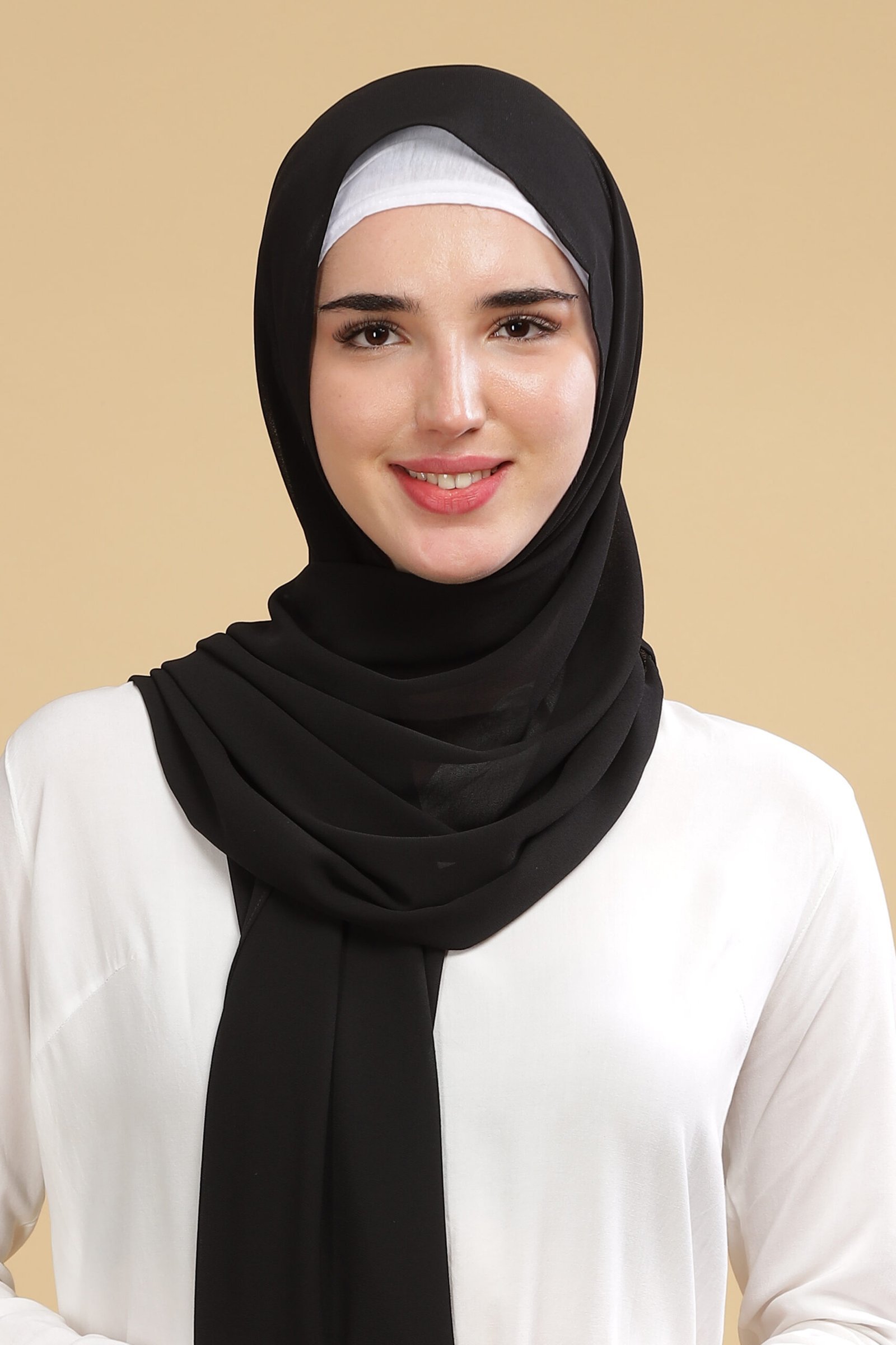 Black – Moja Georgette Hijab