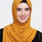 Mustard Georgette
