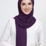 Purple Georgette
