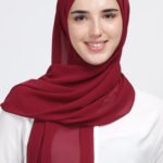 Cherry Pink Georgette