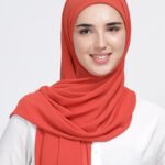 Peach Georgette