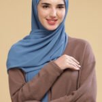 Denim Blue Georgette