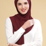 Dark Maroon Georgette
