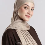 Beige Brown Jersey