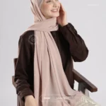 Rose Beige Georgette
