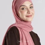 Mauve Pink Georgette