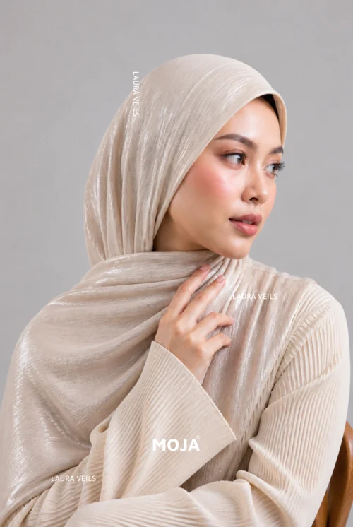 Moja Organza Shimmer Hijab premium 2m length hijab with elegant soft shimmer finish for modest fashion styling